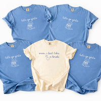 Bride Squad Shirts, Bachelorette Party Shirts, Western Cowgirl Bride Tee, Lets Go Girls Bridal Party Matching Shirts Gift