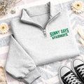 Ladies Golf Embroidered Quarter Zip Sweatshirt, Sunny Days Fairways Country Club Pullover, Course-Ready Layer, Golf Lover Gift for Women