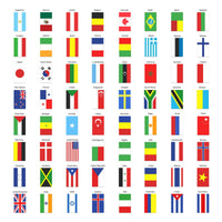 Custom Country Garden Flag, 12x18 Double Sided Yard Decor, Patriotic Outdoor Decor, International Porch Accent, Patriotic Gift for Home