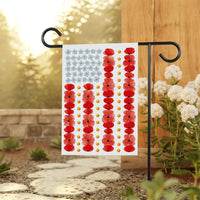 Poppy Memorial Day Garden Flag, 12x18 Double Sided Yard Flag, Patriotic Outdoor Decor, Veterans Remembrance Decor, Memorial Day Gift