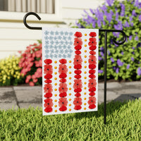 Poppy Memorial Day Garden Flag, 12x18 Double Sided Yard Flag, Patriotic Outdoor Decor, Veterans Remembrance Decor, Memorial Day Gift