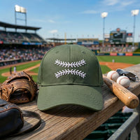 Baseball Stitch Embroidered Hat, Sports Fan Game Day Dad Hat, Adjustable Cotton Cap, Baseball Mom Coach Gift, Team Gift for Player