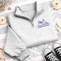 Personalized X-Ray Embroidered Quarter Zip Sweatshirt, Custom Rad Tech Pullover, Skeleton Xray Tech Top, Radiology Grad Gift, Gift for RT