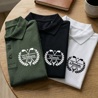 Custom Embroidered Polo Shirt for Dad and Grandpa, Personalized Polo Shirts for Father's Day, Birthday Gift, Weekend Wear, Golf Outings