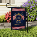 America 250th Garden Flag, 12x18 Double Sided Yard Flag, Vintage Patriotic Outdoor Decor, 4th of July Porch Decor, America 250 Gift