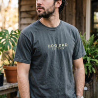 Personalized Dog Dad Shirt, Custom Pet Daddy Est Year Tee, Minimal Pup Lover Apparel, Father's Day Gift for Him, Daddy of Dogs Gift