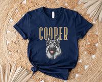 Personalized Pet Photo And Name Shirt, Custom Dog Portrait Tee, Custom Animal Memorial T-Shirt, Dog Mom Cat Mom Gift, Pet Loss Gift