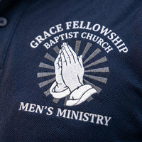 Custom Embroidered Polo Shirt for Church Ministry Teams, Personalized Polo Shirts for Ushers, Men's Ministry, Church Staff, Volunteers