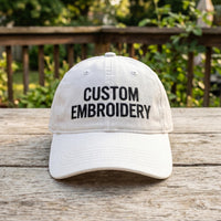 Custom Embroidered Baseball Cap, Personalized Logo Hat, Custom 3D Text Logo for Business Team, Adjustable Cotton Cap, Employee Gift