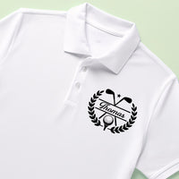 Custom Embroidered Polo Shirt for Dad and Grandpa, Personalized Polo Shirts for Father's Day, Birthday Gift, Weekend Wear, Golf Outings