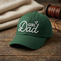 Custom Girl Dad Embroidered Hat, Personalized Father Daughter Baseball Cap, Low Profile Dad Hat, New Parent Gift, Everyday Cap Gift