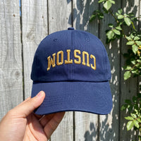Custom Upside Down Text Embroidered Hat, Funny Personalized Name Cap, Adjustable Cotton Cap, Sarcastic Gift for Her, Custom Hat Gift