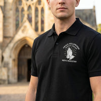 Custom Embroidered Polo Shirt for Church Ministry Teams, Personalized Polo Shirts for Ushers, Men's Ministry, Church Staff, Volunteers