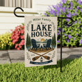 Personalized Lake House Garden Flag, 12x18 Double Sided Yard Flag, Family Established Flag, Lake Champlain Porch Decor, Housewarming Gift