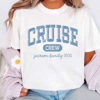 Personalized Cruise Crew Family Shirt, Custom Jackson Family Vacation Tee, Matching Cruise Trip Outfit, Group Travel Tee, Cruise Gift 2026