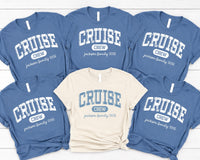 Personalized Cruise Crew Family Shirt, Custom Jackson Family Vacation Tee, Matching Cruise Trip Outfit, Group Travel Tee, Cruise Gift 2026