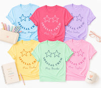 Personalized Special Crew Teacher Shirt, Custom Teacher Name Tee, Star Classroom Team Shirt, Back to School Gift, Gift for Teacher