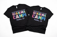 Personalized Papa Camp Shirt, Custom Nana Camp Family Tee, Matching Grandparent Vacation Shirt, Kids Camp Reunion Outfit, Gift for Grandpa