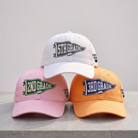 Personalized Grade Level Embroidered Hat, Back to School Pennant Cap, Low Profile Dad Hat, First Day of School Gift, Classroom Gift