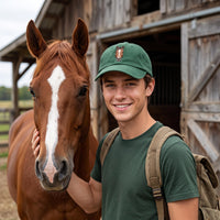 Personalized Horse Portrait Embroidered Hat, Custom Pet Photo Baseball Cap, Low Profile Dad Hat, Equestrian Rider Gift, Pet Lover Gift