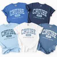 Personalized Cruise Crew Family Shirt, Custom Jackson Family Vacation Tee, Matching Cruise Trip Outfit, Group Travel Tee, Cruise Gift 2026