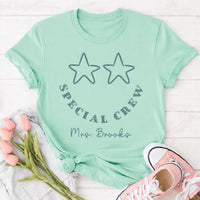 Personalized Special Crew Teacher Shirt, Custom Teacher Name Tee, Star Classroom Team Shirt, Back to School Gift, Gift for Teacher