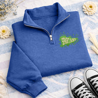 Personalized School Embroidered Quarter Zip Sweatshirt, Custom Mascot Pullover, Club Team Apparel, Student Cozy Layer, Custom Team Gift