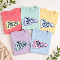 Principal Shirt for Women and School Leader, Cute Pennant Principal Tee, Back to School Outfit, Appreciation Gift, Staff Spirit Day 2026