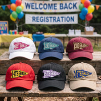 Personalized Grade Level Embroidered Hat, Back to School Pennant Cap, Low Profile Dad Hat, First Day of School Gift, Classroom Gift
