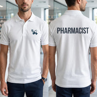Custom Logo Polo Shirt, Front and Back Logo Design, Company Uniform for Staff, Business Team Apparel, Church Groups and Golf Event Polo