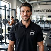 Custom Logo Polo Shirt, Front and Back Logo Design, Company Uniform for Staff, Business Team Apparel, Church Groups and Golf Event Polo