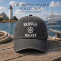 Captain Embroidered Hat, Personalized Skipper Baseball Cap, Custom Boat Captain Hat with Name, Nautical Dad Cap, Sailing Gift