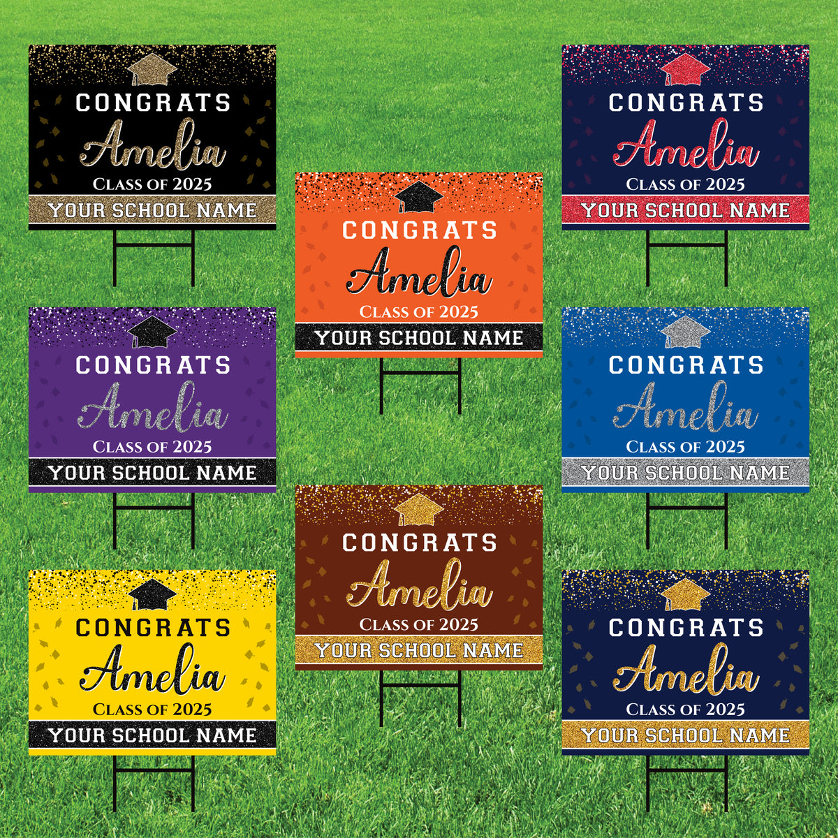 Personalized Graduation Yard Sign 2025, Graduate 2025, Senior Grad Sig ...