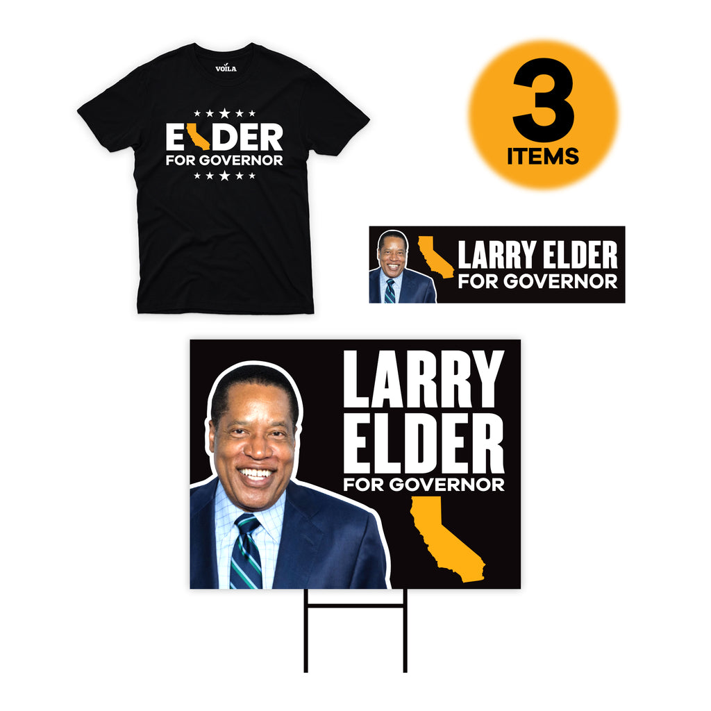 Pack of 3 - Larry Elder for California Governor