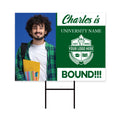 Personalized College Bound 2025 Photo Yard Sign