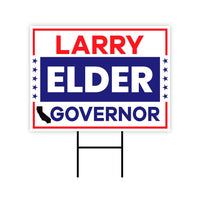 Larry Elder For California Governor Yard Sign