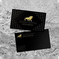 Raised Foil Business Cards