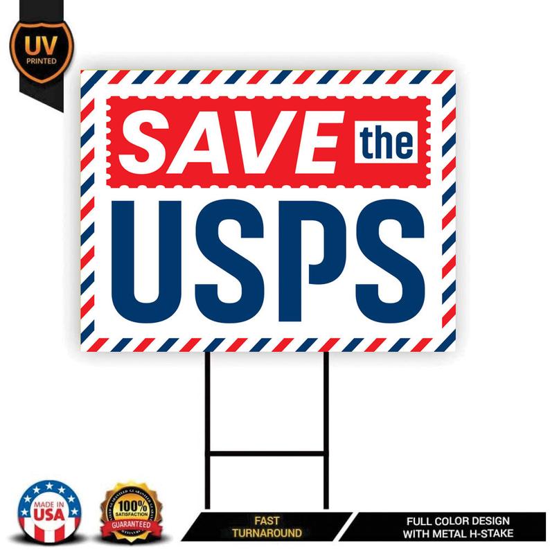 Save the USPS Yard Sign