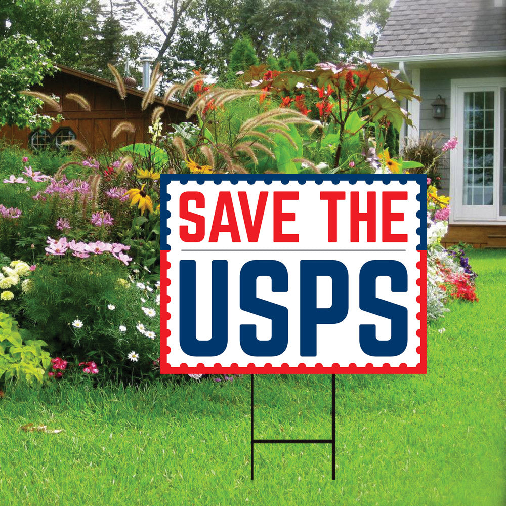 Save the USPS Yard Sign