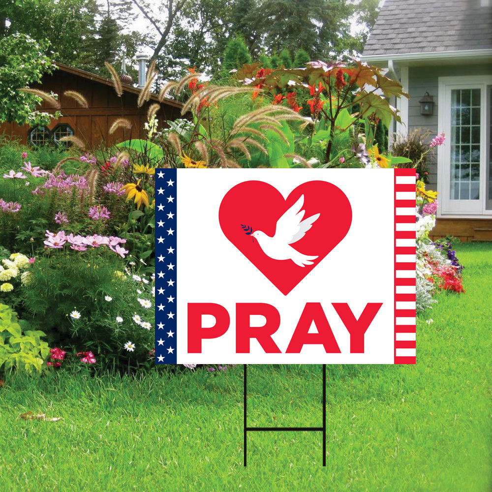 Pray Yard Sign