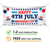 Happy 4th of July Banner Sign
