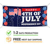 Happy 4th of July Banner Sign