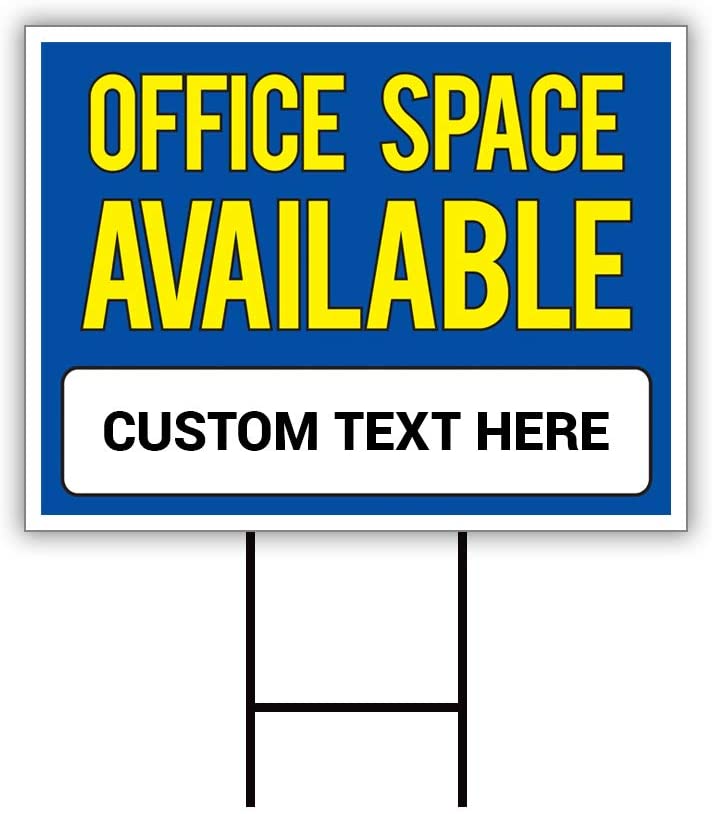 Custom Office Space Available Yard Sign