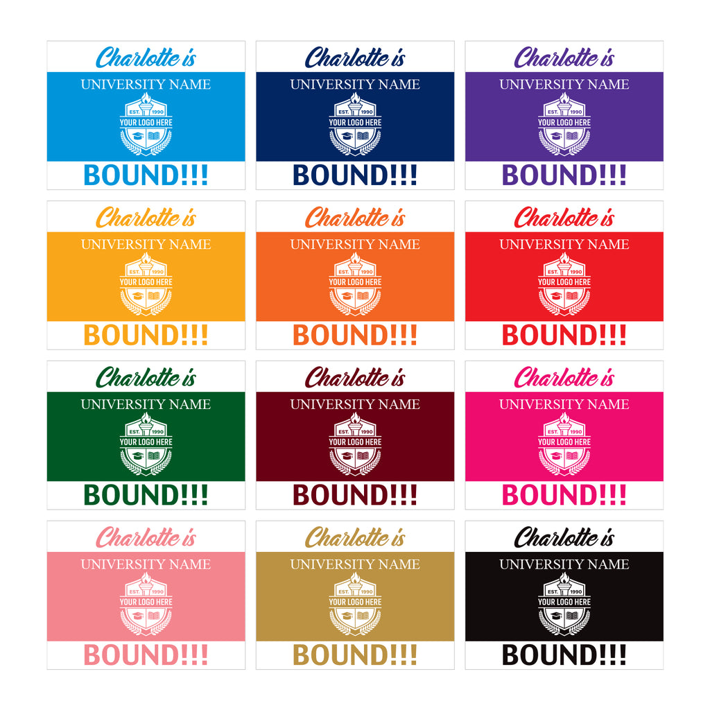 Personalized College Bound 2023 Yard Sign