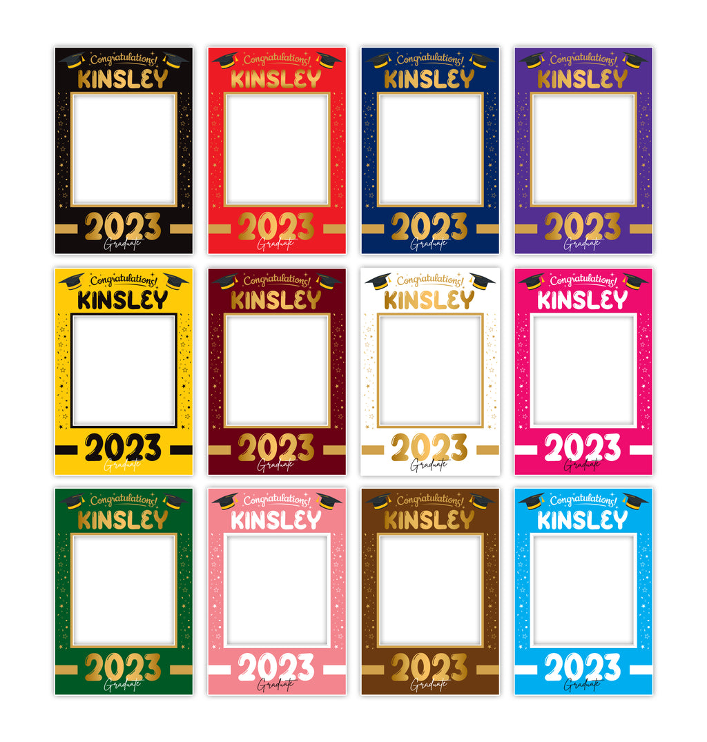 Personalized Graduation 2023 Selfie Frame