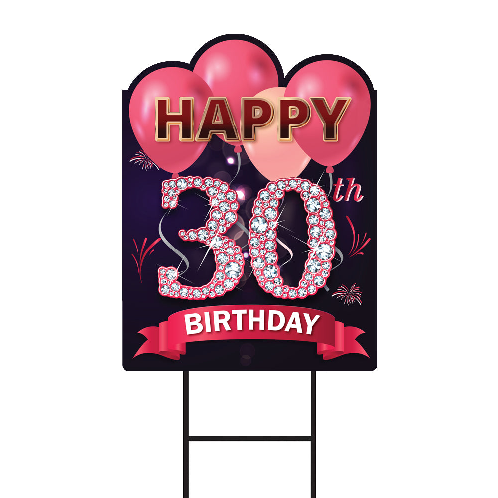 30th Birthday Yard Sign