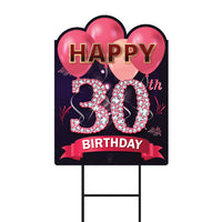 30th Birthday Yard Sign