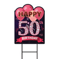50th Birthday Yard Sign