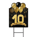 10th Birthday Yard Sign