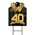 40th Birthday Yard Sign